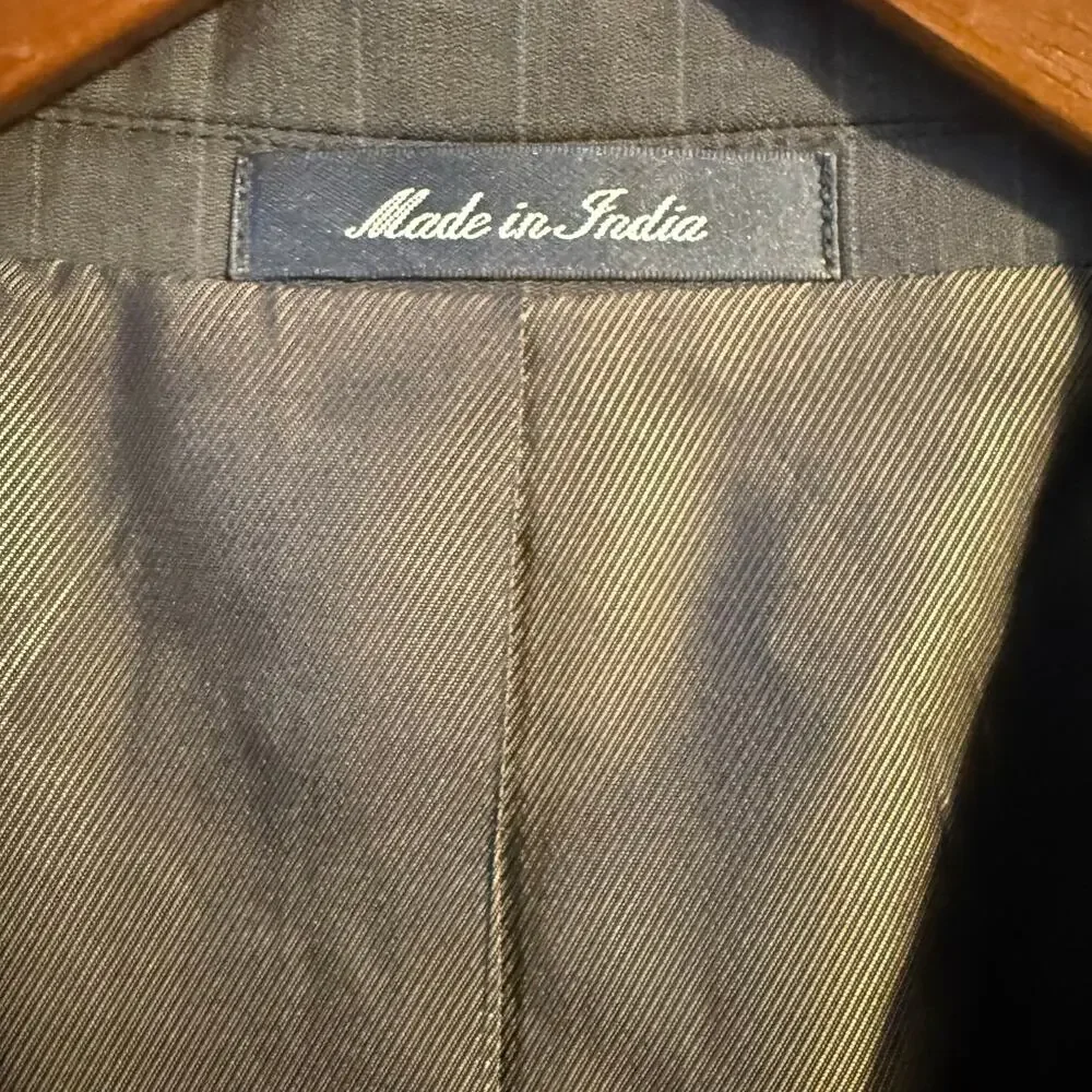 Oscar de la Renta Wool Blazer Mens Size 44R Tailored Fit Sport Coat